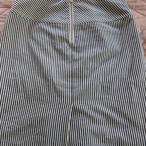 JCrew Blue and White Striped Skirt